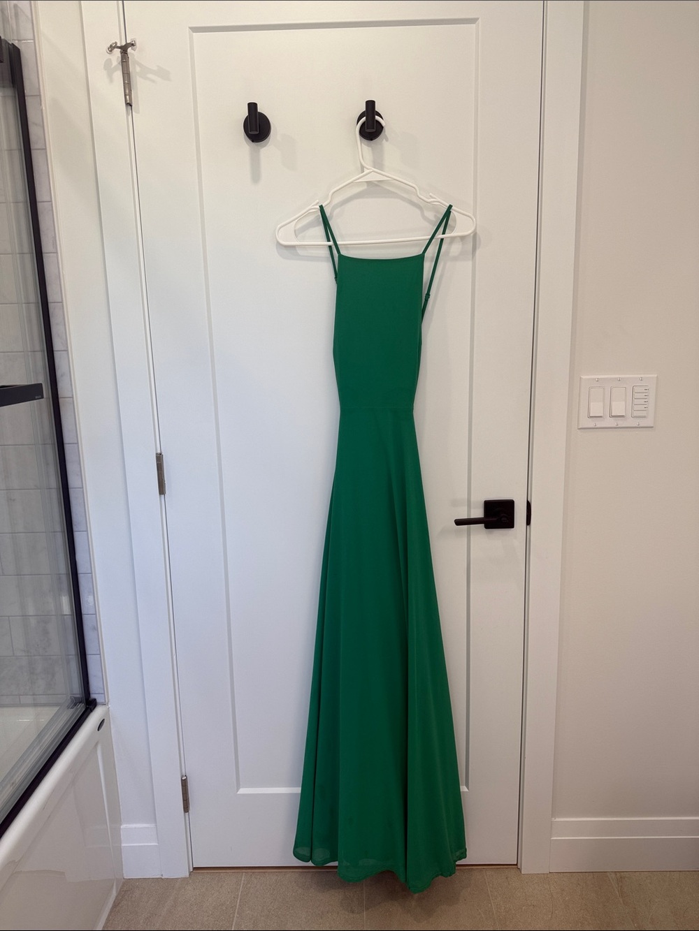 designer pink dresses for women Dress 40_sale_medium Size:18Â½ 36/37 Chic Black Bridesmaid Dresses